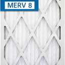 14x25x1 Air Filter MERV 8 (1-Pack) TRION Air Bear Pleated HVAC Air Filter Replacement (Actual Size: 13.5 x 24.5 x .75 Inches)
