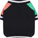 GreenJoy Cute Dog Sweater - Stretchy Dog Pullover Sweatshirt,Soft and Warm Winter Clothes for Boy & Girl Dogs,Suitable for Puppies & Adult Dogs (Black+Blue+Orange, Large/X-Large)