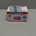 IDAODAN Electric Balloon Pump, Portable Electric Balloon Blower Machine Balloon Air Pump Dual Nozzle Rose Red 110V 600W Balloon Inflator for Party Decorations