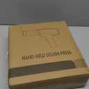 Fockety Electric Pasta Maker, Automatic Portable Handheld Noodle Maker Machine, Household Multi Functional Rechargeable Pasta Noodle Ramen Maker Machine with 4 Pasta Shapes for Kitchen