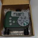 Orbit Programmable Digital Hose Watering Timer - 2 Outlet - Battery Powered - with LCD Screen - Built-in Rain Delay - Water-Resistant - 58910