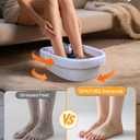 Ionic Foot Detox Machine 3.0, Foot Spa at Home detox, Ion Detox Foot Bath Cleanse Machine to Remove Toxins -2 Arrays, 15 Disposable Foot Bath Liners, Detox Sea Salt, Upgraded Durable Basin