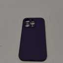 Magnetic for iPhone 15 Pro Case, Compatible with MagSafe, [Full Camera Protection][Screen Protector] Silicone Shockproof Protective Phone Case for iPhone 15 Pro 6.1", Deep Purple