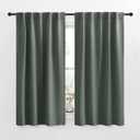 NICETOWN RV Curtains for Camper Windows - (Dark Mallard Color) 34x54 Inch, 2 Panels Set, Thermal Insulated Room Darkening Blackout Drapes/Draperies with Rod Pocket & Back Tab for Half Window