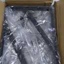 Heavy Duty Shelf Brackets 12 x 8 inch, 6 Pack Wall Shelf Brackets with 90 Degree Triangle, Black Metal L Brackets, Shelves L Brackets(300x190mm)