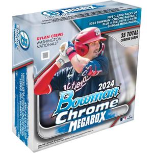 2024 Topps Bowman Chrome Baseball Factory Sealed Mega Box - Baseball Complete Sets