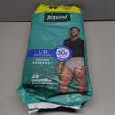 Depend Fresh Protection Adult Diapers, Incontinence Underwear for Men, Disposable, Maximum, Large, Grey, 28 Count