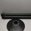 US Weight Sentry Stanchion with Retractable Belt, Easy Connect Assembly, Black, 6.5' Belt (2 Pack)