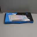 Gaming Keyboard and Mouse Combo, K1 RGB LED Backlit Keyboard with 104 Key Computer PC Gaming Keyboard for PC/Laptop (Blackcurrant)