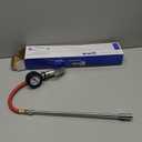 WYNNsky Tire Inflator with Tire Pressure Gauge, Extended Straight-on Air Chuck with 12 Inch Rubber Air Hose