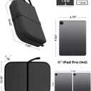 Gel Travel Seat Cushion, Portable Airplane Seat Cushion, 14.5" x 10.5" Foldable for Airplane Seats, Office Chair, Camping, Bleachers, Flights, Commute