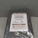 COSY HOMEER 48x20 Inch/30X20 Inch Kitchen Rug Mats Made of 100% Polypropylene 2 Pieces Soft Kitchen Mat Specialized in Anti Slippery and Machine Washable,Black (20"x30"+20"x48")