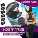 Aduro Sport Adjustable Weighted Vest Workout Equipment, 11-20lbs Body Weight Vest for Men, Women, Kids, Black