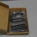 Ravinte 20 Pack Solid 4 Inch Center to Center Slim Square Bar Drawer Handles - Black Drawer Pulls Matte Black Cabinet Pulls for Kitchen Cabinet Hardware