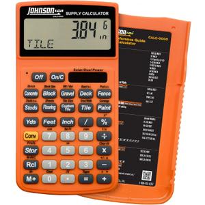 Johnson Level & Tools CALC-0000 Supply Calculator