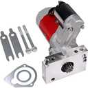 BUSIDN High Torque Mini Starter 153/168 Tooth for Small/Big Block - Replacement for Chevy BBC SBC