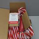 WdtPro 24-Pack Upgraded Solar Christmas Candy Cane Lights, Solar Pathway Lights Waterproof, Christmas Decorations Outdoor with 10 Modes and Bright 144 LED for Yard Garden Lawn Patio Party Decor