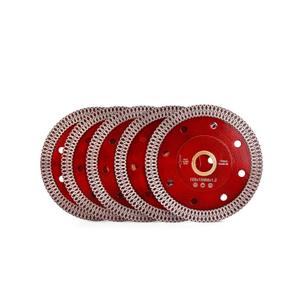 5 in Super Thin Dry Wet Diamond Porcelain Saw Blades Ceramic Cutting Disc Wheels for Cutting Tile Porcelain Granite Marbles(91-5PCS)