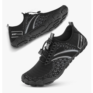 ATHMILE Hiking Barefoot Water Shoes for Women Men Beach Swim Aqua Pool River Quick Dry Athletic Wide Toe Outdoor Sport Kayaking Boating Rock Climbing Yoga Lake 9W/7.5M