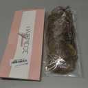 SARLA 2PCS Messy Hair Bun Hair Pieces Wavy Curly Synthetic Updo Fake Scrunchies Ponytail Extension for Women Brunette/Ash Blonde Highlight