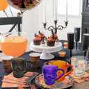 12Pcs Halloween Cups Skull Shaped Plastic Mugs Reusable Skeleton Cups 16oz for Whiskey,Beer, Wine, Juice, Bar Halloween Party Supplies