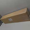 LazBlinds No Drill Roman Shades, Blackout, 31" W x 64" H, Natural