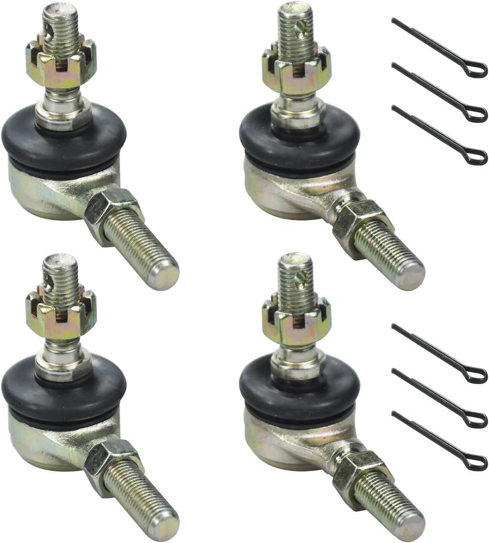 10-10mm Left Right Tie Rod Ball Joint for 50cc 70cc 90cc 110cc 125cc Tao Tao ATK 125 Coolster Baja Kazuma Roketa 4 Wheeler ATV Quad Go Cart Kart Pit Dirt Bike Moped Scooter Part