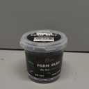 Moldable Cosplay Foam Clay (Black)  High Density and Hiqh Quality for Intricate Designs | Air Dries to Perfection for Cutting with a Knife or Rotary Tool, Sanding or Shaping (300g)