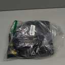 Clysee 50 Pcs Thank You Gift Bag Small Employee Team Appreciation Gift Bags Bulk with Handle Black Gold Inspirational 8 x 8 Inch Party Favor Staff Party