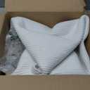 White Cotton Rope Storage Basket, 22" X 22" X 14" Extra Large Blanket Storage Living Room, XL Soft Toy Bin for Organizing, Woven Baby Laundry Basket with Handle, White Wicker Hamper Nursery