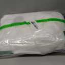 NICETOWN Sheer Curtains Panel 72" Long - Ring Top Window Treatment Sheer Voile Drapes for Bedroom/Living Room (White, Set of 2, W54 x L72)