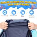Splash Pad for Kids and Dogs, 97'' Extra Large Splash Pad for Toddlers 1-3 and Kids Ages 4-8, Non Slip Thicken Sprinkler Dog Pool Summer Outdoor Water Toys for Backyard