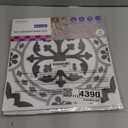 MORCART Peel and Stick Floor Tile - 20 PCS, 11.8" x 11.8" Vinyl Flooring - Waterproof Self-Adhesive Floor Tile for Bathroom, Kitchen, Living Room, Bedroom - White & Gray Retro Floral Look