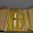 Wokceer Wedding Arch Backdrop Stand 7.2FT, 6FT Gold Metal Arch Stand Set of 2 for Birthday Party Wedding Ceremony Baby Shower Graduation Decoration