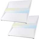 RMC 2x2 LED Troffer Light, 40W/35W/30W/25W/20W Adjustable, Up to 5200lm, 0-10V Dimmable, 3000K-5000K CCT, 100-277V, ETL DLC Listed Ceiling Lighting Fixture for Office & Commercial Use, 2Pack