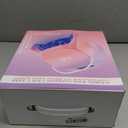 M - GlowPro Professional Hybrid 86W Wireless Rechargeable UV LED Nail Curing Lamp Cordless Nail Dryer for Gel Nails, Manicure, Pedicure (Pink)
