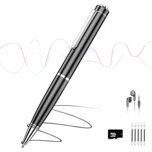 72GB Digital Voice Recorder, Audio Recorder with 25H Battery Life, Playback & Voice Activation Recording Device, Voice Activated Recorder with AI Noise Reduction for Lectures/Meetings/Interviews