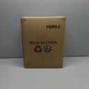 Outdoor Rug 8x10 ft Waterproof, Reversible Outdoor Plastic Straw Rug for Patios Clearance, Outdoor Area Rug Carpet RV Mat for Camping Backyard Deck Porch (Black/White- Geometric)