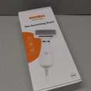 2-in-1 Dog Dryer with Slicker Brush for Small Dogs and Cats, Pet Hair Dryer, Dog Blow Dryer for Grooming with 300 Watts, 75-85 dB, Adjustable Temperature, Overheat Protection