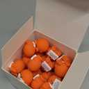 Skylety 24 Pcs Miniature Rubber Basketball Figurines Bulk Inspirational Positive Basketball Desktop Tabletop Decorative Valentine's Day Exchange Gift for Team Men Women Party Favors Birthday