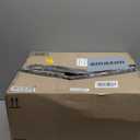 MR.SIGA Toilet Plunger and Bowl Brush Combo for Bathroom Cleaning, Black, 1 Set