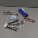 6 Pack Reading Glasses for Women Men Blue Light Blocking Spring Hinge Computer Readers, Anti Eyestrain/Glare