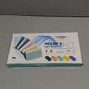 Bluetooth Keyboard and Mouse Combo Rechargeable Portable Wireless Keyboard Mouse Set for Apple iPad iPhone iOS 13 and Above Samsung Tablet Phone Smartphone Android Windows (10 inch Purple)