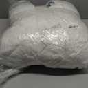 Sherpa Fleece Adult Weighted Blanket, 15 Pounds Dual Sided Soft Plush Blanket for Couch Bed Sofa, Heavy Thick Blankets with Glass Beads Great for Sleep, 60 x 80 inches, Cream White on Both Sides