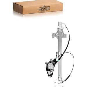 Power Window Regulator with Motor Front Left for Ford E-150 2003-2014 E-250 Econoline 1992-2002 E-350 E-450 E-550 Super Duty 741-586