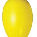Jolly Pets Jolly Egg Dog Toy, 12 Inches/Large, Yellow