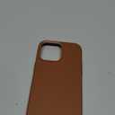 LONLI Classic - (for iPhone 14 Pro Max) - European Nappa Leather Case - Smoothen and Soften Over Time - Compatible with Magsafe - Saddle Brown