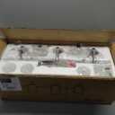 DORESshop Bathroom Light Fixtures, 3-Light Brushed Nickel Bathroom Lighting Fixtures Over Mirror with Clear Glass Shade, Modern Wall Sconce for Mirror Bedroom Hallway, ETL Listed