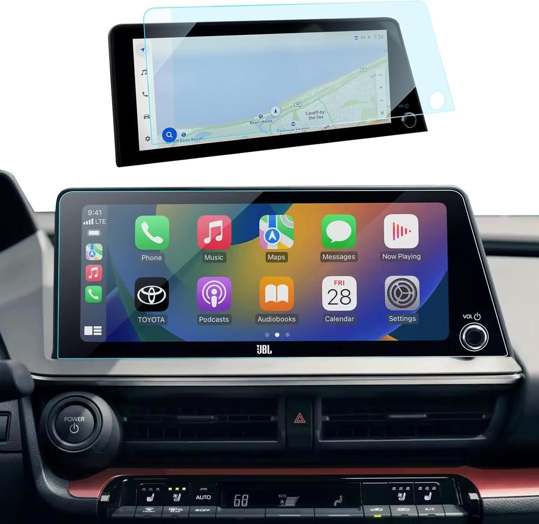Prius Screen Protector for 2023 2024 2025 Toyota Prius Accessories 12.3" 9H Tempered Glass Car Navigation Touchscreen Protector for Prius 15th Gen Limited/XLE HD Clear
