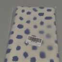 Navy Blue Polka Dots Pillow Covers 18x18 Inch Pack of 2 Boho Blue Cream Throw Pillow for Couch Brush Strokes Outdoor Pillowscase Square Pillow Case Cushion for Bedroom Home Sofa Decoration